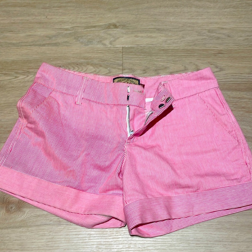 Dear John - Pink and white striped shorts